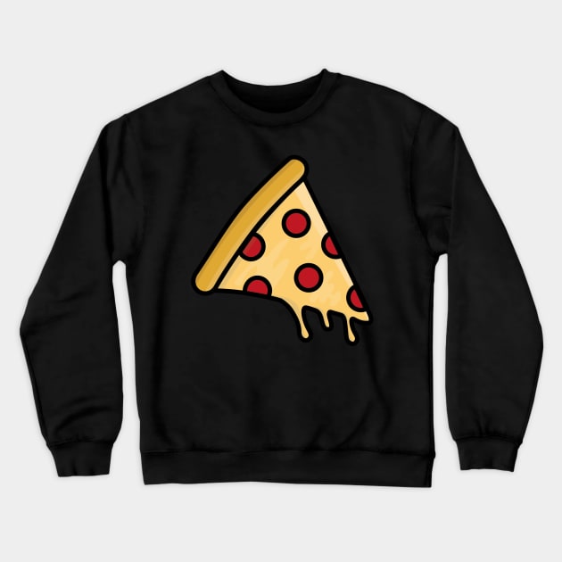 Pizza Crewneck Sweatshirt by christiwilbert